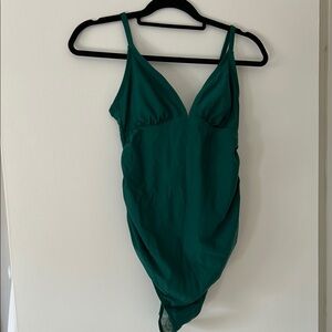 Emerald Green Women's Maternity Swimsuit